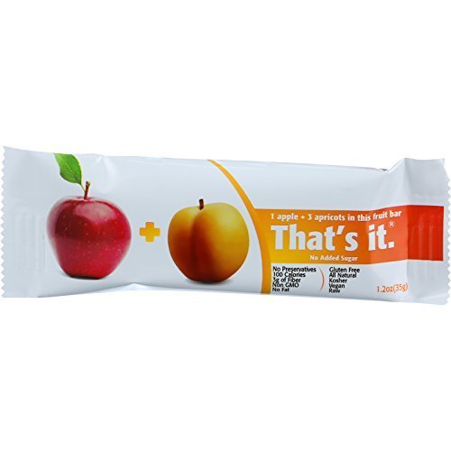That's It Apple and Apricot Fruit Bar 1.2oz (Pack of 12) ( Value Bulk Multi-pack)60