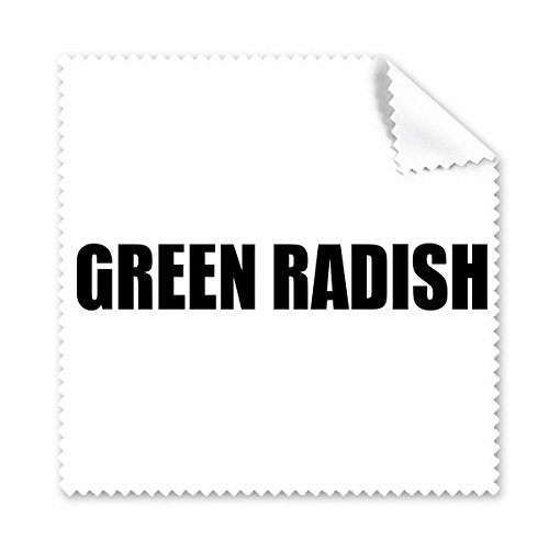 Tissu de nettoyage radis vert 5pcs idée cadeau originale pour porteurs de lunettes