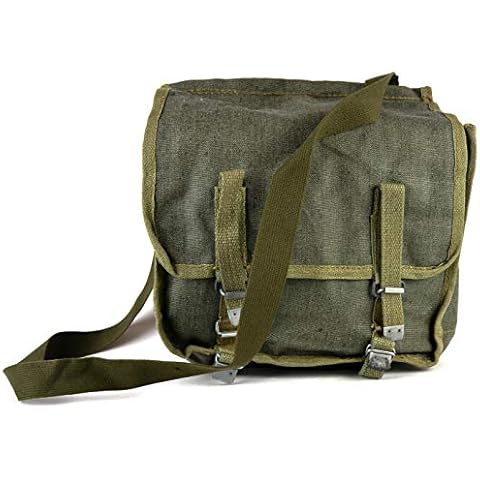 Polish army Original haversack canvas shoulder bag bread bag classic military Messenger daypack OD Olive Cover