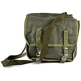 Original Polish army haversack canvas shoulder bag bread bag classic military Messenger daypack OD...