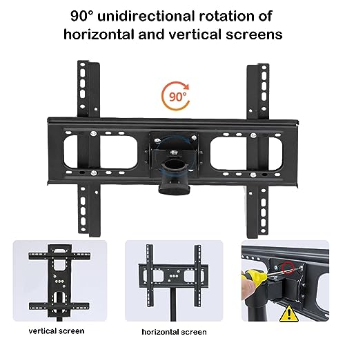 Soporte móvil ajustable para TV de piso THEGA miniatura 6