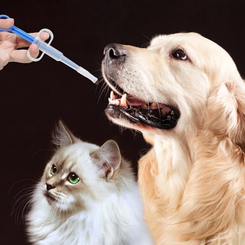 YUGUOLAN 2 Stücke Tabletteneingeber Katze, Tablettengeber Für Katzen, Pill Assist Katze, Katze Entwurmen, Medikamenten Feeder, Tablette Feeder, Für Katzen Und Kleine Hunde
