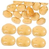 LIFKOME 20piezas Adornos De Patata Falsa para Decoración De Cocina y Exhibición Accesorios Realistas para Fotografía y Rústico y Tiendas