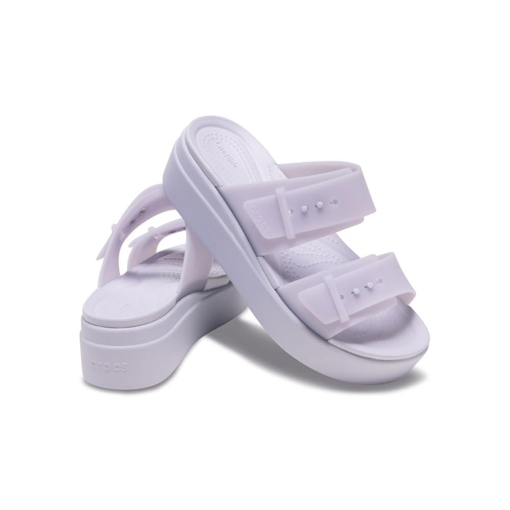 Crocs Brooklyn Bucklefrostedlowwedge SandaliUnisex - Adulto