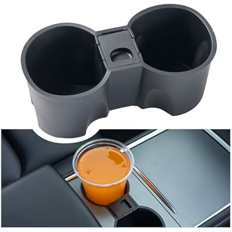 Edulnke Leakproof Cup Holder for Tesla Model Y & 3 Cover