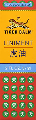Tiger Balm Liniment, 2 oz.  Sore Muscle and Joint Relief Liniment Oil  Arthritis and Back Relieving Oil  Topical Joint Discomfort Relief