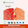 Microsoft 365 Single | 12 Monats-Abo mit automatischer Verlängerung, 1 Nutzer | Word, Excel, PowerPoint | 1TB OneDrive Cloudspeicher | PCs/Macs & mobile Geräte|Amazon Abonnement