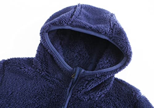 Image of Boys Girls Soft Fleece Sherpa Full-zip Jacket