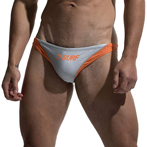 Men's Drawstrings Swimwear Flicker Colorant Match Swimsuit Swim Bikini3