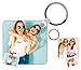 Produktbild Kembilove Schlüsselanhänger mit Foto - Freund, Freundin, Ehemann, Frau, Personalisieren Sie den Schlüsselanhänger mit Ihrem besten Foto - Geschenk zum Valentinstag, Jahrestag, Weihnachten