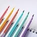 Highlighter Marker Set 6 Colors Highlighters Soft Brush Highlighters Pen Aesthetic Highlighter School Supplies 6 Colors Highlighters Soft Brush Highlighter Pens Fluorescent Brush Watercolor Pen
