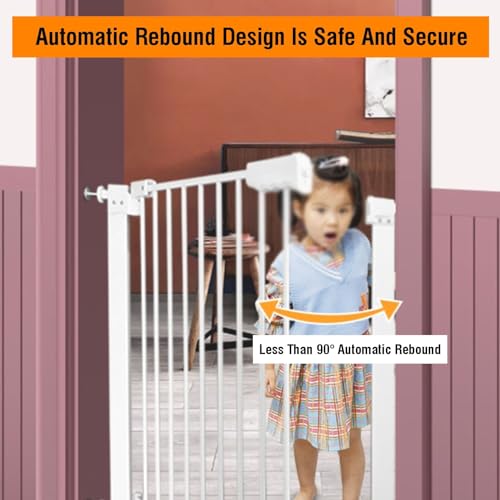 Barrière d'escalier sans vis extensible pour protéger bébés et chiens - 6