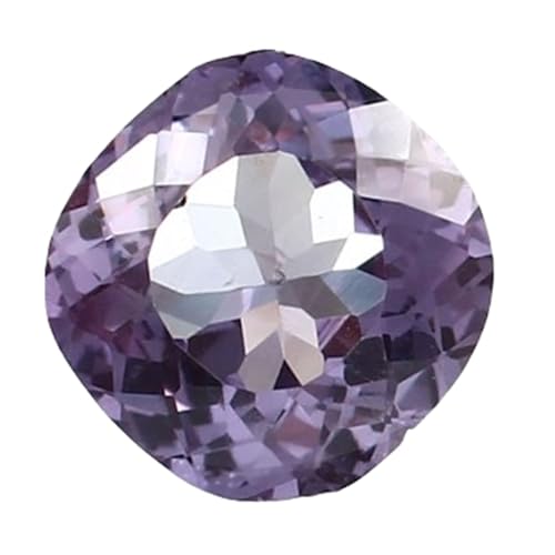 Alexandrite brésilienne naturelle coussin 12,7mm pierre facettes pour collier