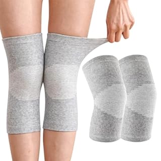 Ginocchiera in bambù con compressione, Ginocchiera in bambù, Ginocchiera per uomo e donna, Ginocchiere per donna, Ginocchiera per donna con artrosi, Manicotti per ginocchio, Ginocchiera per sport