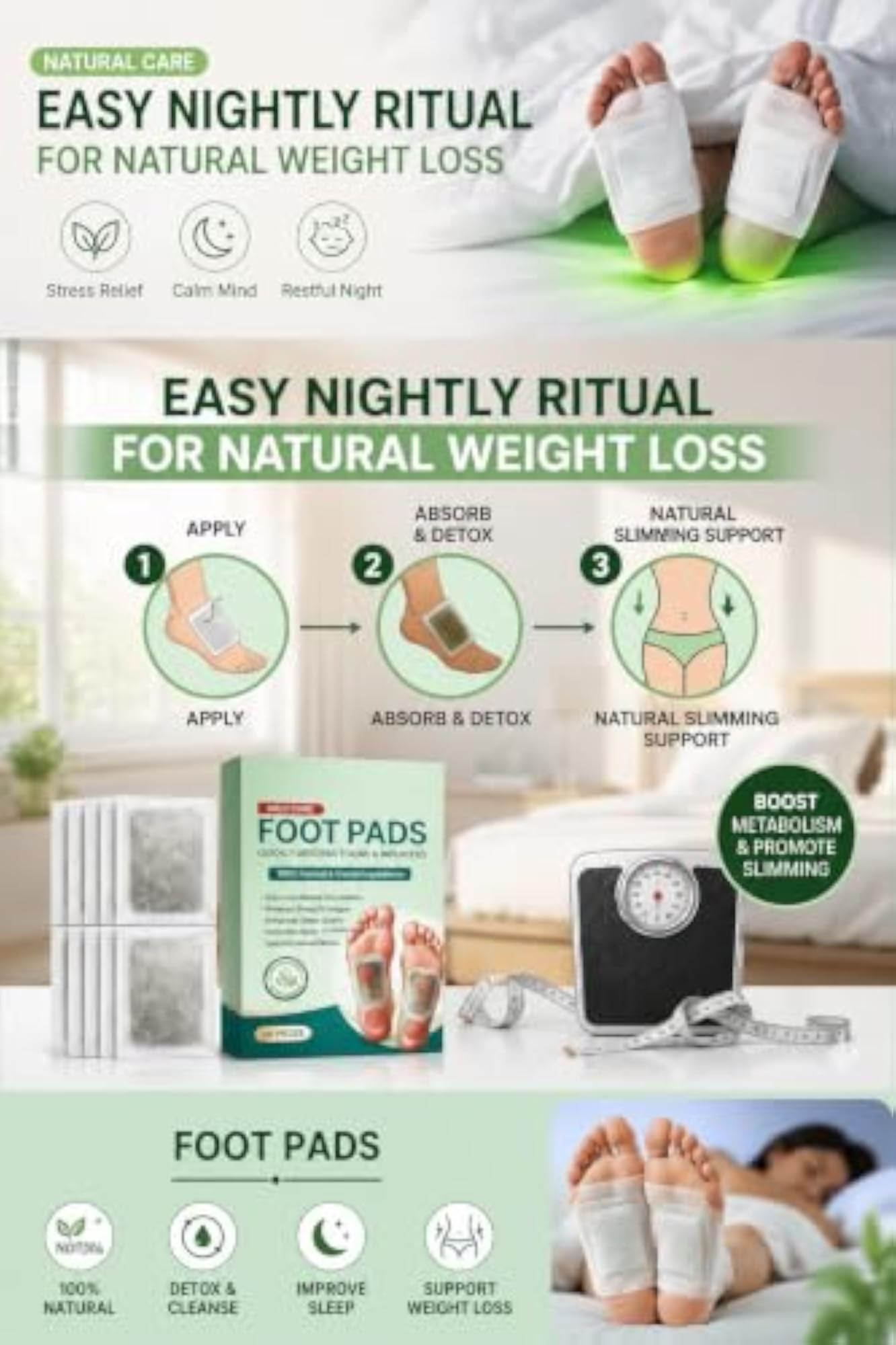 Detox Foot Patches for Weight Loss & Pain Relief