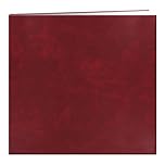 Pioneer Photo Albums Leatherette Post Bound Album x 12 inches-Burgundy, 12" x 12"
