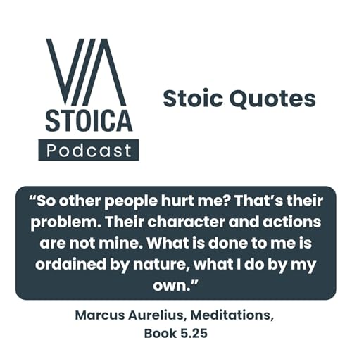 Stoic Quote: So other people hurt me? That&rsquo;s their problem.