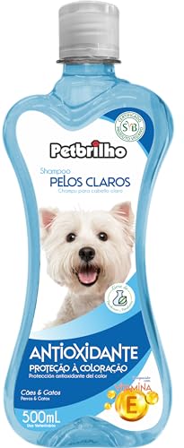 Petbrilho Shampoo Para Cães De Pelos Claros 500Ml
