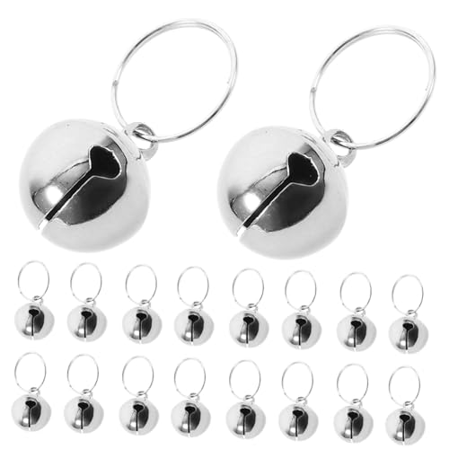 BESTOYARD 24 Unidades Sino De Chaveiro Feito à Mão Sinos De Metal Para Artesanato Campainhas De Cham
