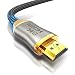 Produktbild 2m HDTV 8K HDMI Kabel - Premium High Speed HDMI 2.1 Kabel (48 Gbps) für ruckelfreies 8K@60Hz, 4K@120Hz und sogar, vergoldete Kontakte, Knickschutz Nylon-Mantel, kompatibel zu Blu Ray PS Xbox