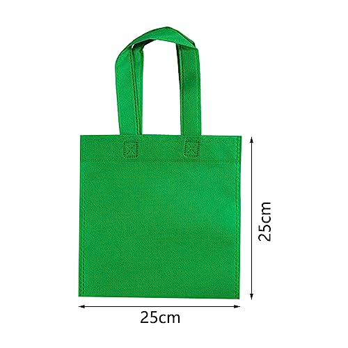 Camidy Pacote com 30 sacos não tecidos de 23 x 23 cm, sacos de festa de aniversário, sacolas de peti