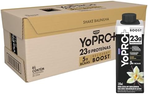 Pack YoPRO Bebida Láctea UHT Baunilha 23g de Proteínas 250ml - 24...