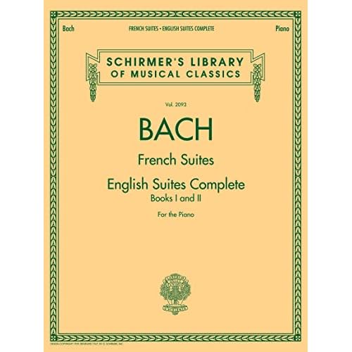 J.S. Bach: French Suites / English Suites Complete Piano - 884088634049