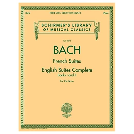 J.S. Bach: French Suites / English Suites Complete Piano - 884088634049