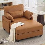 WUTUTUEE 58 inch Oversized Chaise