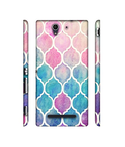 Image of Basic Case for Sony Xperia C3 Dual (Plastic Multicolor)