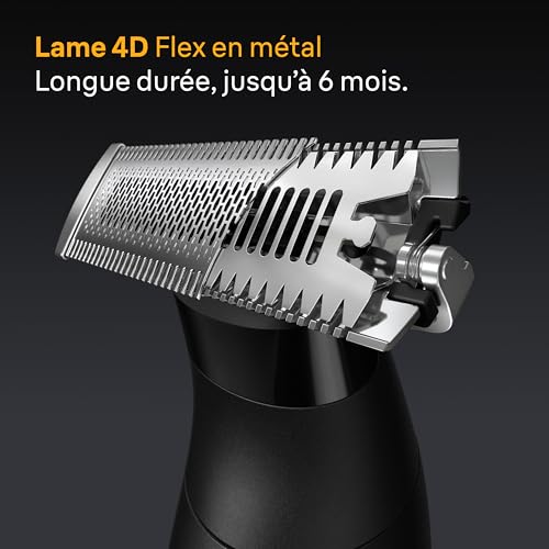 Tondeuse Hybride Braun XT5200 – Lame 4D, 6 Peignes, Étanche - vue 9