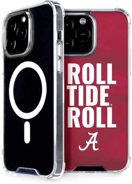 Skinit Phone Case Compatible with MagSafe iPhone 14 Pro Max - Officially Licensed University of Alabama Roll Tide Roll Design