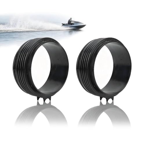 Motorboat Spark Wear Ring 2 Pack High Performance Motorboat Jet Pump Wear Ring 267000617 267000813 Replacement Fit for Seadoo SPARK ACE 900 TRIXX Jet Pump Black