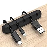 Cable Clips USB Cable Organizer Charging Cord Holder Wire Management Self-Adhesive Desk Cord Organizer Colorful Phone USB Charger Cute Cord Clip for Car Office Workbench Bedside Nightstand PC