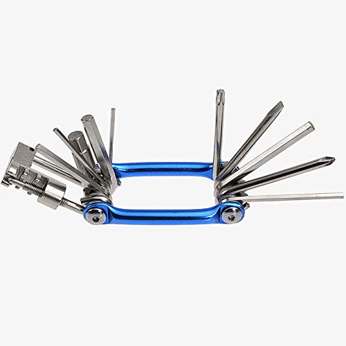 Gobesty Multifunction Bike Repair Tool Kits, 11 in 1 Bicycle Tool Kit bike Chain Tool, Tire Patch,Tyre Lever for Outdoor Cycling Mini Tool for Outdoor Cycling - Image 4