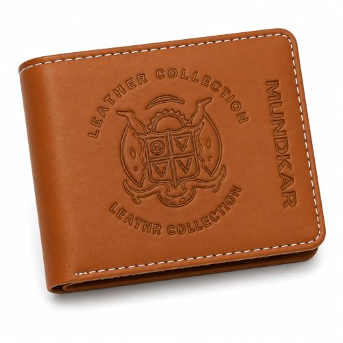 Image of Small Mini Size Tan Wallet for Men and Boys. Pack of 2 Wallets Combo