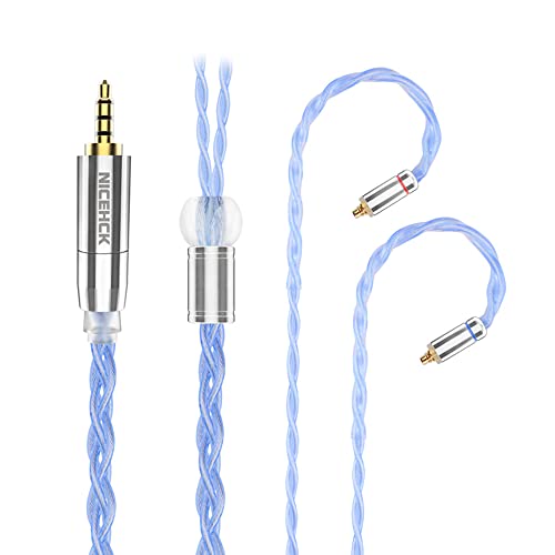 Amazon | NICEHCK BlueDay イヤホンリケーブル 銀メッキ単結晶銅