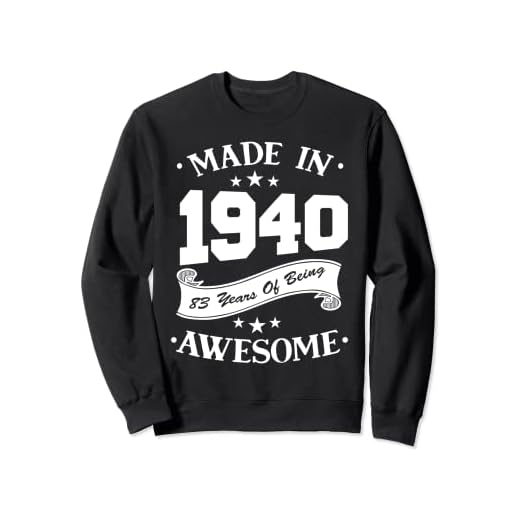 Made In 1940 83 Years Of Being Awesome Regalos de cumpleaños 83 Sudadera