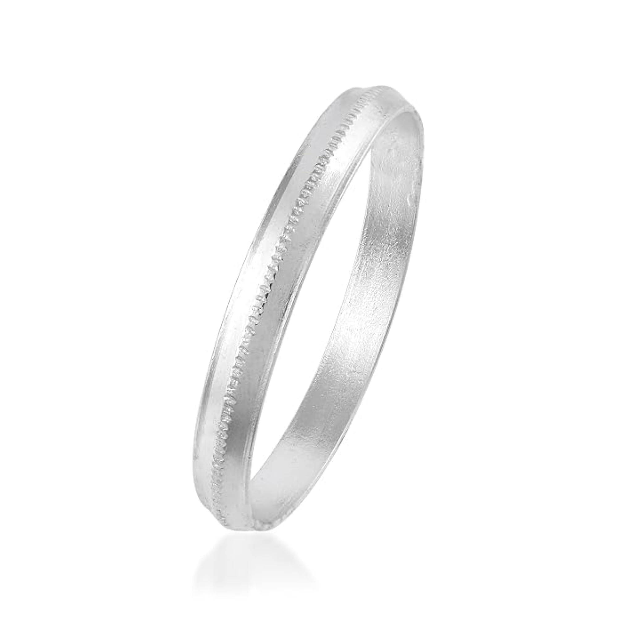 Brass Plated Kids Kada Bangle with Textured Design