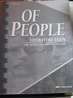 Of People Literature Tests B0056MK0A2 Book Cover