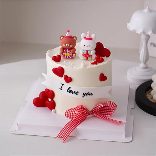 Sentovac Valentine Sprinkles Edible Red Pink White Heart Nonpareils Jimmies Sanding Sugar Mix for Cake Decorating Cookie Cupcake Topper Baking Decorations Valentine Wedding Supplies