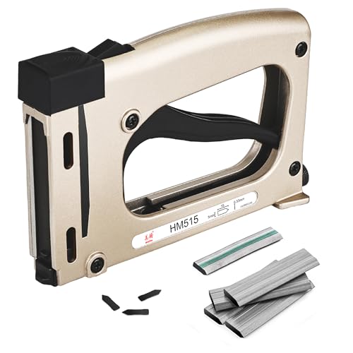 meite Point Driver HM515 Outil manuel avec 1000 clous flexibles, outil de cadrage pour loisirs créatifs, pilote de point de cadre, agrafeuse/cloueuse/agrafeuse
