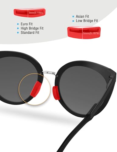 Image of Bowyer 1 Pair Replacement NosePads Compatible with Oakley Frogskins Range /Frogskins Range XL /Top Knot /HSTN /Wildrye /Sielo