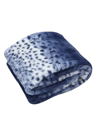 La Carrie Womens Leopard Print Infinity Scarf Loop Circle Neck Warmer (Light Blue Leopard) #TOP5