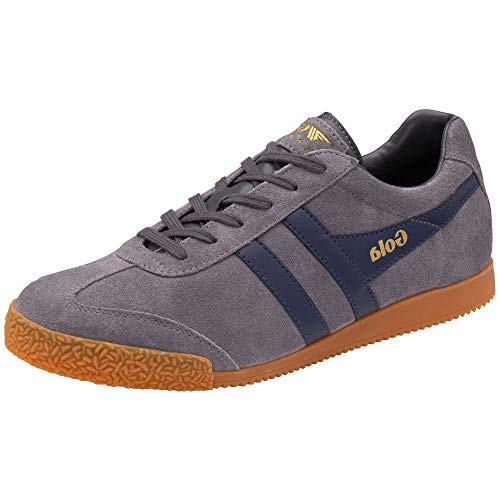 Image of Gola Equipe Suede - Sneakers for Men - Contrasting Wingflash - Heel Return - Durable Cupsole - Low Silhouette