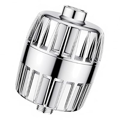Hansing Shower Filter for Hard Water Output High Pressure, Clog-Proof Shower Head Filter with 304 Stainless Threads, Removes Chlorine, Scale, Fluoride, and More, Revitalize Dry, Itchy Skin and Hair