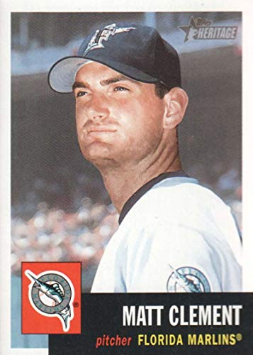 2002 Topps Heritage #205 Matt Clement Marlins MLB Baseball Card NM-MT