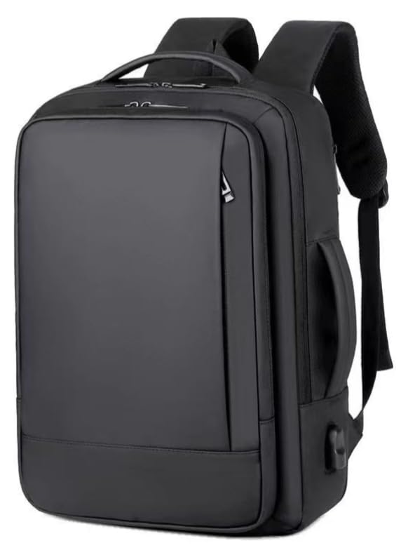 Kindred Craft Waterproof Anti-Theft Laptop Backpack with USB Charging Port | 15.6 Inch Laptop Bag for Men & Women | Business Travel Office College Backpack | Black Toy Review India (Iknoor World )