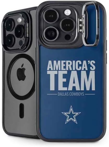 Skinit Kickstand Phone Case Compatible with iPhone 16 Pro - Officially Licensed NFL Dallas Cowboys Team Motto Design