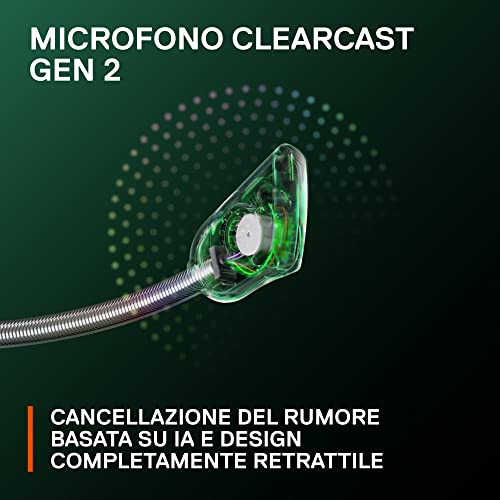 Arctis Nova 7X Cuffia da gaming multipiattaforma wireless - Driver magnetici al neodimio - 2.4GHz + Bluetooth mixabile - Batteria USB-C da 38 ore - Mic ClearCast Gen2 AI - PS5,PC,VR,Mobile - Cuffia gaming - Immagine 7